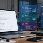 SEO vs AEO vs GEO comparison across search results and AI answers squid digital agency sydney